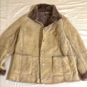Women's Authentic Shearling Coat by Isabella Bird - Size Large
